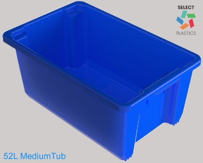 Picture of 52L Medium Tub-Blue