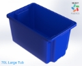 Picture of 70L Large Tub- Blue
