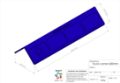 Picture of 600mm Pallet Corner- Blue