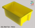 Picture of 52L Medium Storage Tub - Yellow