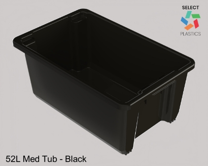 Picture of 52L Medium Tub- Black