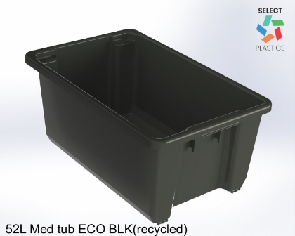 Picture of 52L Medium Tub ECO BLK (recycled)
