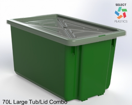 Picture of 70L Large tub/lid combo