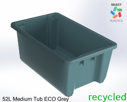 Picture of 52L Medium Tub ECO Grey (recycled)