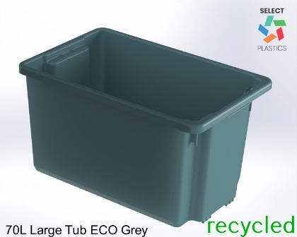 Picture of 70L Large tub ECO Grey (recycled)