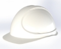 Picture of Helmet - Series 1 Pushlock 6 point web harness - non vented - white