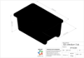 Picture of 52L Medium Tub- Black