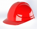 Picture of Helmet - Series 1 Pushlock 6-point web harness - non-vented - Red