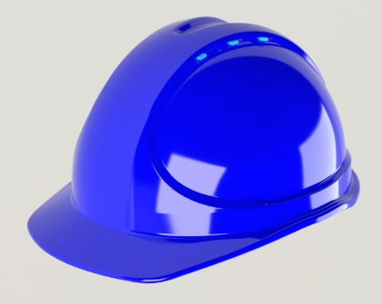Picture of Helmet - Ventech - Series 1 Ratchet  6 point web harness - BLUE